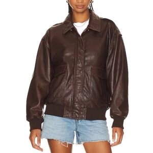 LAMARQUE Tatum Jacket in Dark Brown Size Medium